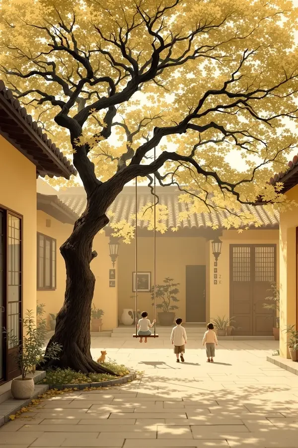 老槐树花开时 短剧海报